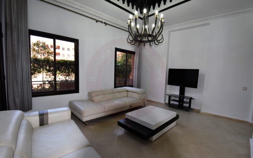 Marrakech Palmeraie magnifique appartement à louer jardin privatif