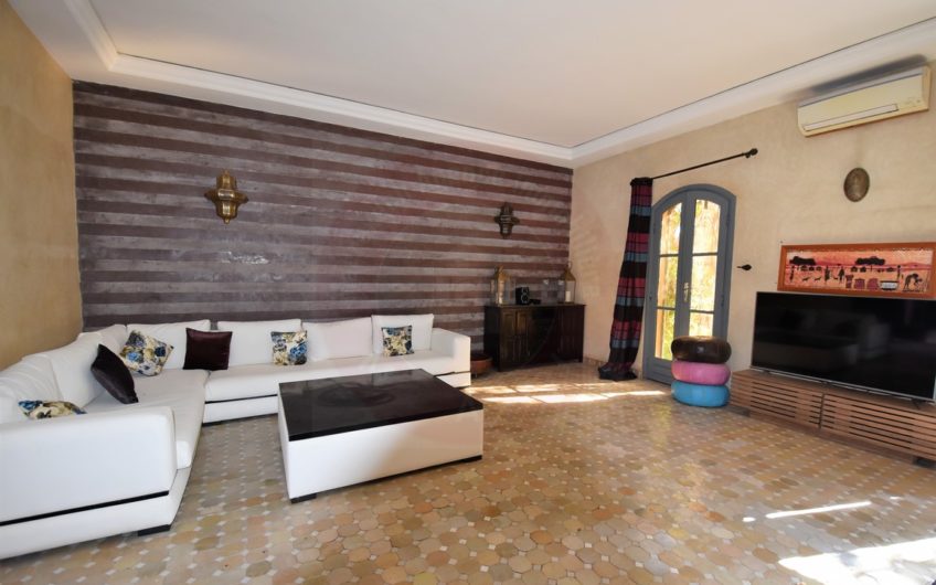 Marrakech immobilier Palmeraie villa à vendre