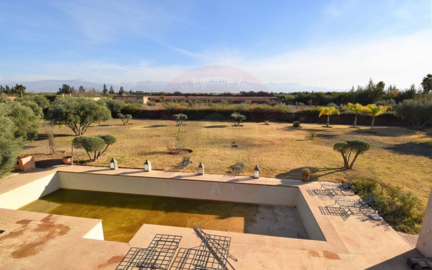 Marrakech Ourika plage rouge villa à vendre
