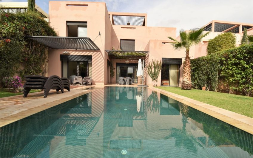 Marrakech luxueuse villa résidence golfique