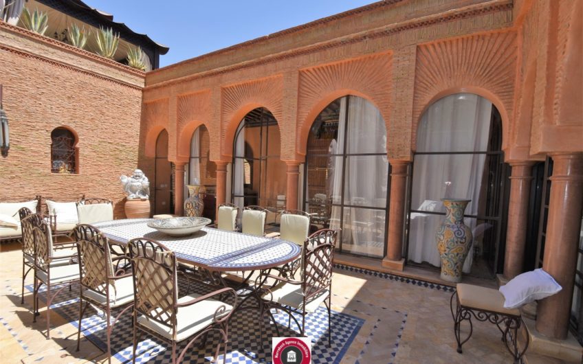 Marrakech Palmeraie villa riad à la location