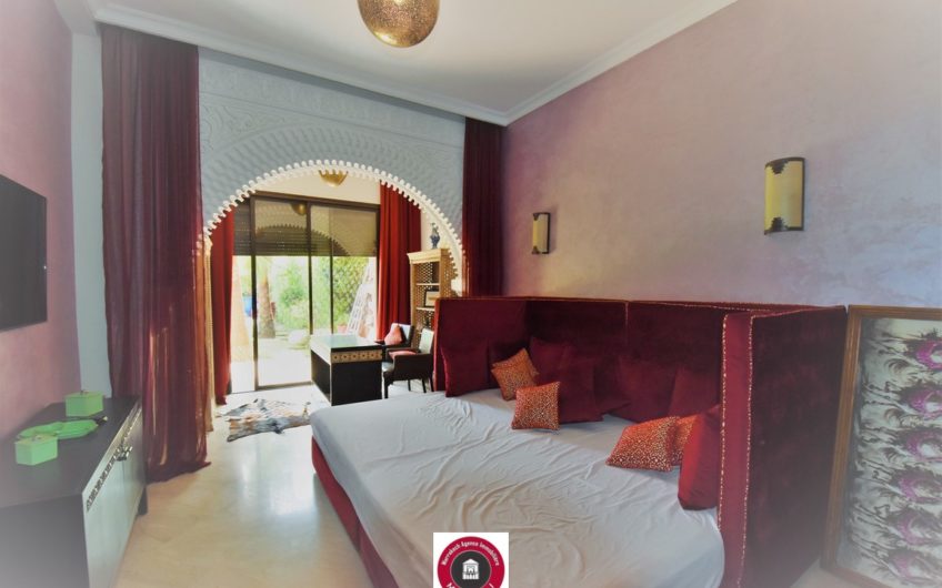 Marrakech Palmeraie magnifique villa rénovée