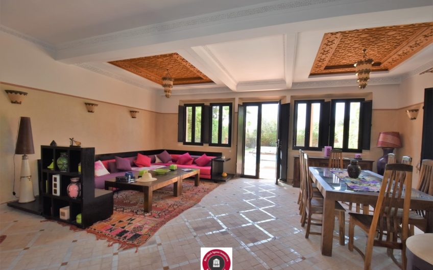 Villa vendue Palmeraie Marrakech