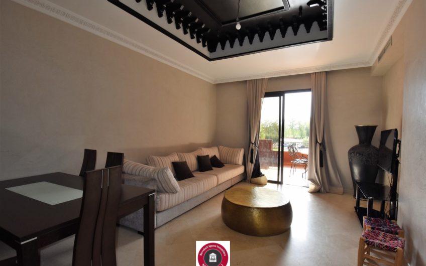Vente appartement Palmeraie Marrakech vue dégagée